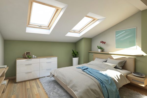 Bedroomin Green On The Attic